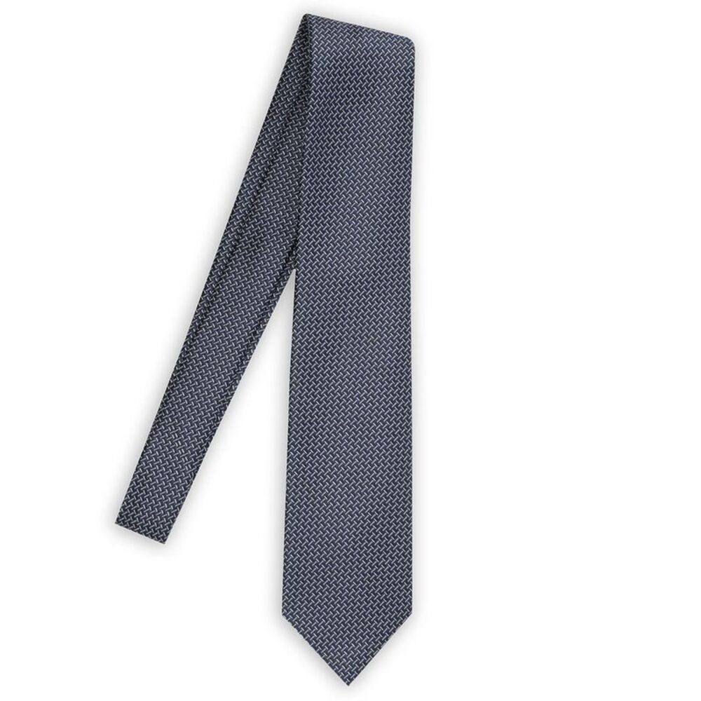 Geometric Pattern Silk Tie Women